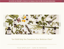 Tablet Screenshot of fieldapothecary.com
